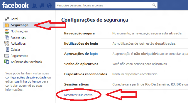 Como Excluir Uma Conta Do Facebook