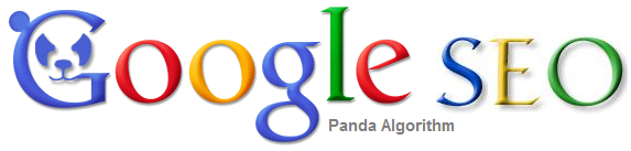 Logo da Google com cara de Panda SEO