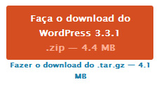 Botão de download do WordPress.org Brasil