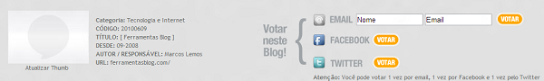 Votar no Ferramentas Blog para TopBlog Brasil 2012