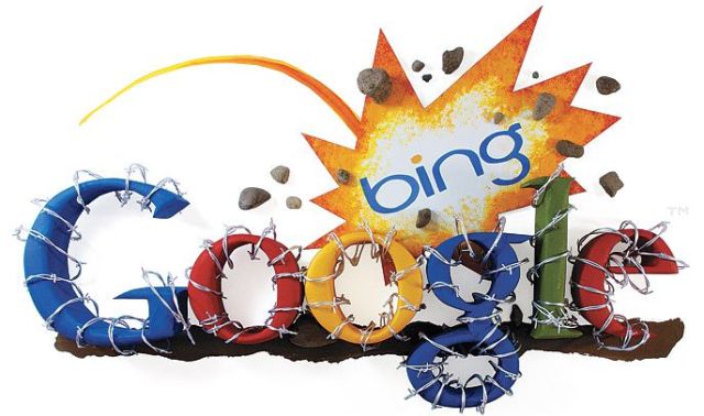 Buscadores Bing e Google